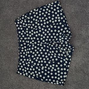 J. Crew polka dot shorts